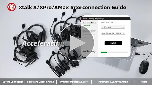 Amazon.com: SYNCO XTalk XPro Wireless Intercom Headset with